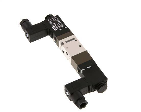 5/3 M5 Válvula solenoide central de escape 24V DC 2-10bar/28-140psi YPC