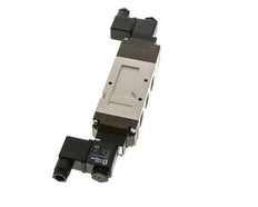 5/3 G1/2'' Válvula de solenoide de centro cerrado 115V AC 2-10bar/28-140psi YPC