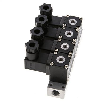 4x3/2 M5 NC Electroválvula 12V DC -0.95-8bar/-13.2-112psi Airtec