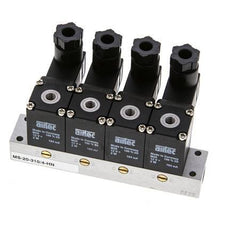 4x3/2 M5 NC Electroválvula 12V DC -0.95-8bar/-13.2-112psi Airtec