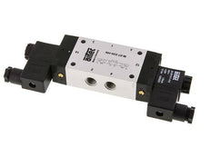 5/3 G1/4'' Válvula de solenoide de centro cerrado 115V AC 3-8bar/42-112psi Airtec
