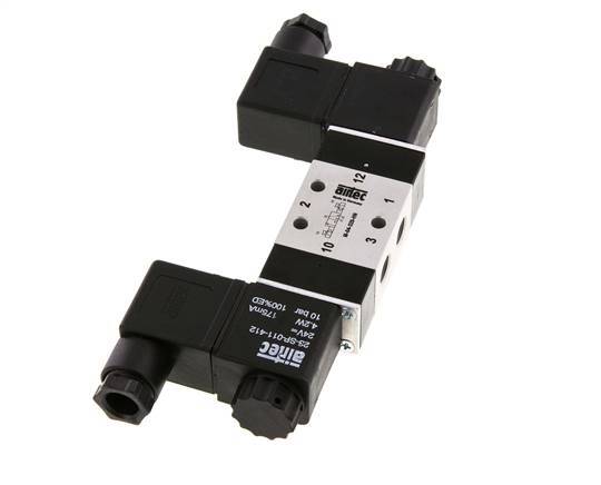 válvula de solenoide biestable 3/2 G1/8'' 24V DC 2.5-10bar/35.0-140psi Airtec