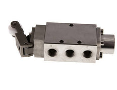 válvula de palanca de rodillo 5/2 G1/4'' Acero inoxidable -0,95-12bar/-13,2-168psi