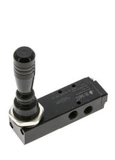 5/3 G1/8'' Válvula de palanca de escape central 0-8bar/0-112psi E.MC