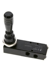 5/3 G1/8'' Válvula de palanca de escape central 0-8bar/0-112psi E.MC