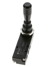 5/3 G1/8'' Válvula de palanca de escape central 0-8bar/0-112psi E.MC