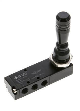 5/3 G1/8'' Válvula de palanca de escape central 0-8bar/0-112psi E.MC