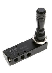 5/3 G1/8'' Válvula de palanca de escape central 0-8bar/0-112psi E.MC