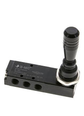 5/3 G1/8'' Válvula de palanca de escape central 0-8bar/0-112psi E.MC