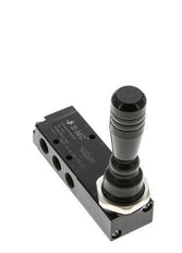5/3 G1/8'' Válvula de palanca de escape central 0-8bar/0-112psi E.MC