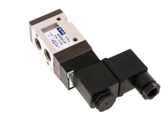 válvula solenoide 3/2 G1/4'' NO 12V DC 1.5-10bar/21.0-140psi YPC