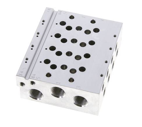 G1/8'' Manifold 4-Station Festo 566644 VABM-L1-14W-G14-4