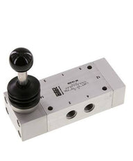 válvula de palanca manual de 5/3 G1/4'' con cierre central 0-12bar/0-168psi Airtec