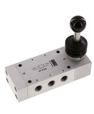 válvula de palanca manual de 5/3 G1/4'' con cierre central 0-12bar/0-168psi Airtec