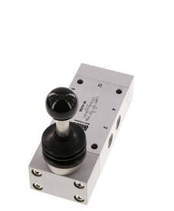 válvula de palanca manual de 5/3 G1/4'' con cierre central 0-12bar/0-168psi Airtec