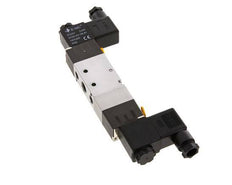 5/3 G1/4'' (G1/8'') Válvula solenoide de centro de presión 24V AC 1.5-8bar/21.0-112psi E.MC