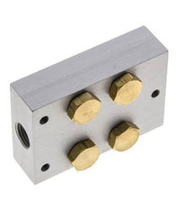 Colector 2 estaciones 5/2 5/3 vías Airtec M04/P04