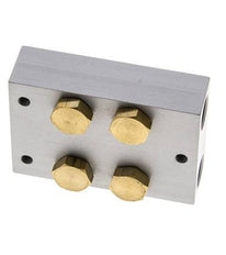 Colector 2 estaciones 5/2 5/3 vías Airtec M04/P04