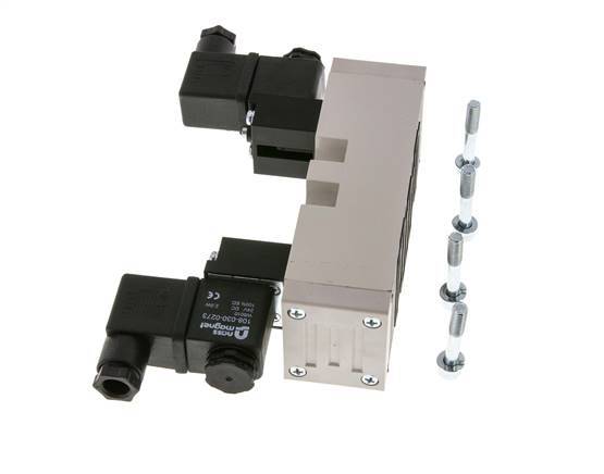 5/2 ISO 5599-2 Electroválvula biestable 24V DC 1.5-10bar/21.0-140psi YPC