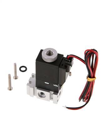 3/2 M5 NO Electroválvula 24V DC 0-8bar/0-112psi Enchufe de 2 polos YPC