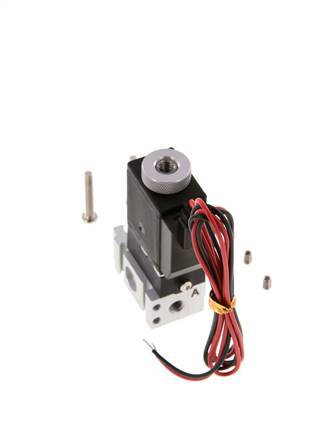 3/2 M5 NO Electroválvula 24V DC 0-8bar/0-112psi Enchufe de 2 polos YPC