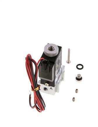 3/2 M5 NO Electroválvula 24V DC 0-8bar/0-112psi Enchufe de 2 polos YPC