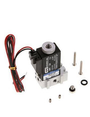 3/2 M5 NO Electroválvula 24V DC 0-8bar/0-112psi Enchufe de 2 polos YPC