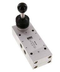 válvula de palanca manual de escape central 5/3 G1/4'' 0-12bar/0-168psi Airtec
