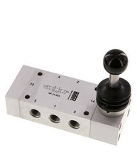 válvula de palanca manual de escape central 5/3 G1/4'' 0-12bar/0-168psi Airtec