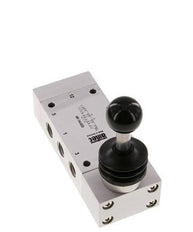 válvula de palanca manual de escape central 5/3 G1/4'' 0-12bar/0-168psi Airtec