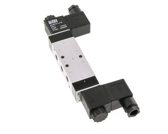 válvula solenoide biestable 5/2 G1/8'' 12V DC 3-10bar/42-140psi Airtec