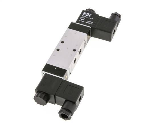 válvula solenoide biestable 5/2 G1/8'' 12V DC 3-10bar/42-140psi Airtec