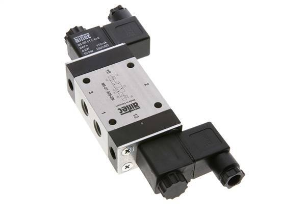 3/2 G1/4'' (G1/8'') Válvula de solenoide biestable piloto externo 24V AC 0-10bar/0-140psi Airtec