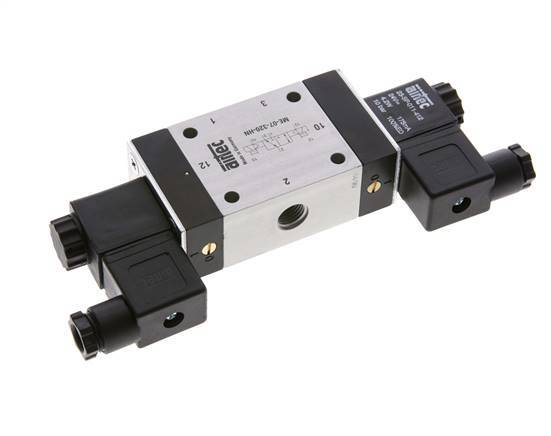 3/2 G1/4'' (G1/8'') Válvula de solenoide biestable piloto externo 24V AC 0-10bar/0-140psi Airtec