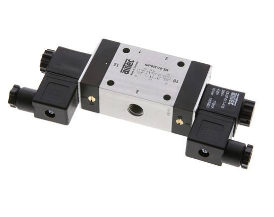 3/2 G1/4'' (G1/8'') Válvula de solenoide biestable piloto externo 24V AC 0-10bar/0-140psi Airtec