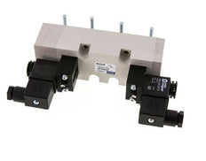 5/3 ISO 5599-2 Válvula solenoide de centro de presión 24V DC 2-10bar/28-140psi YPC