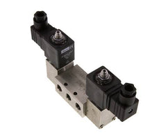 válvula solenoide biestable 5/2 G1/4'' Acero inoxidable 24V DC 2-12bar/28-168psi