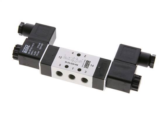 5/2 G1/8'' Electroválvula biestable 24V AC 2.5-10bar/35.0-140psi Airtec