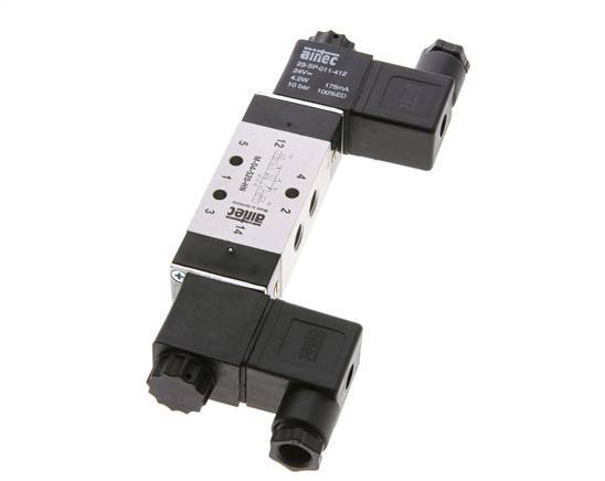5/2 G1/8'' Electroválvula biestable 24V AC 2.5-10bar/35.0-140psi Airtec