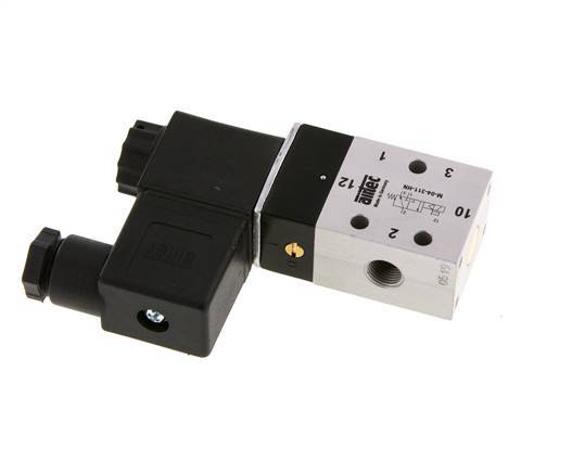 3/2 G1/8'' NC Electroválvula 24V DC 2.5-10bar/35.0-140psi Airtec