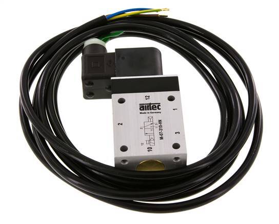 Electroválvula 3/2 G1/4'' NC 24V DC ATEX 1.5-10bar/21.0-140psi Airtec