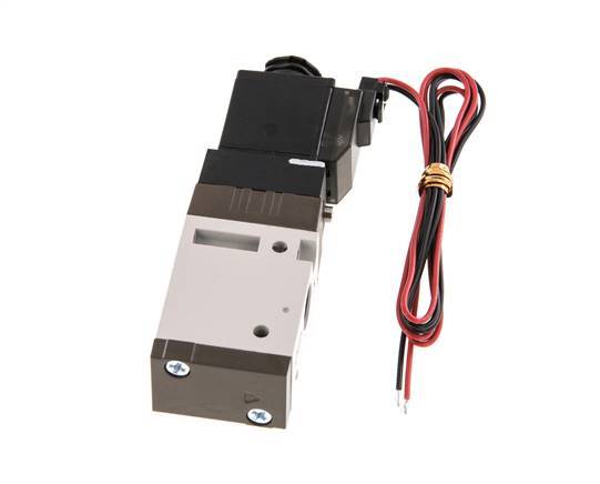3/2 G1/8'' NC Electroválvula 24V DC 1.5-10bar/21.0-140psi Conector de 2 pines YPC
