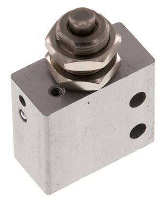 3/2 Válvula de vástago M5 NO 2-10bar/28-140psi