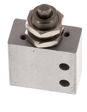 3/2 Válvula de vástago M5 NO 2-10bar/28-140psi