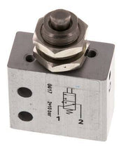 3/2 Válvula de vástago M5 NO 2-10bar/28-140psi