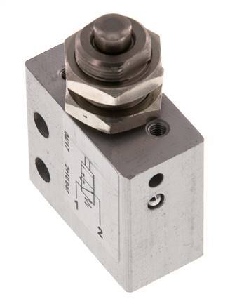 3/2 Válvula de vástago M5 NO 2-10bar/28-140psi