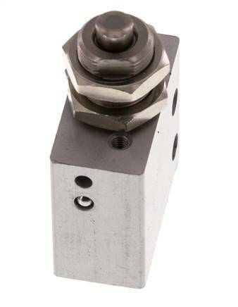 3/2 Válvula de vástago M5 NO 2-10bar/28-140psi