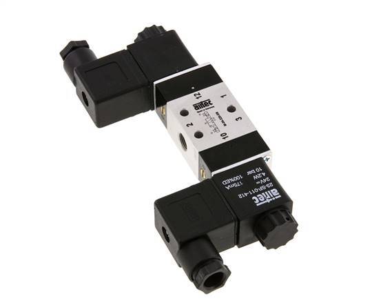 válvula solenoide biestable 3/2 G1/8'' 12V DC 2.5-10bar/35.0-140psi Airtec