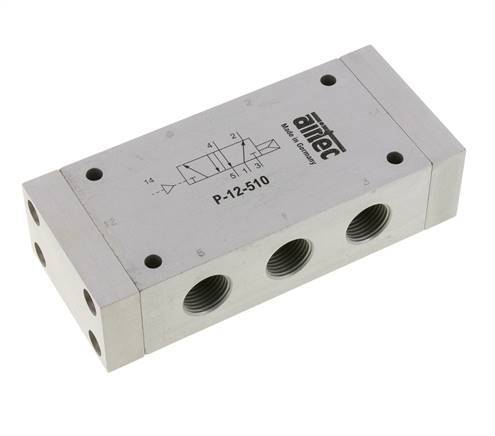 válvula piloto de aire 5/2 G1/2'' 1-10bar/14-140psi Airtec