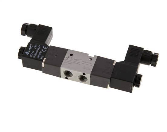 3/2 G1/8'' Electroválvula biestable 24V DC 1.5-8bar/21.0-112psi E.MC